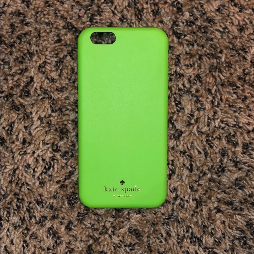 Green Leather Kate Spade Phone Case